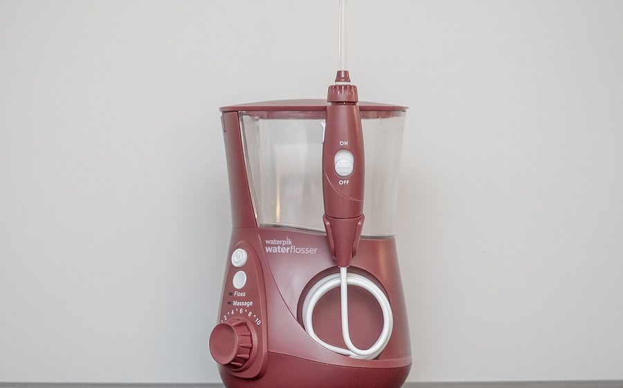 Countertop oral irrigator / water flosser (representative photo)